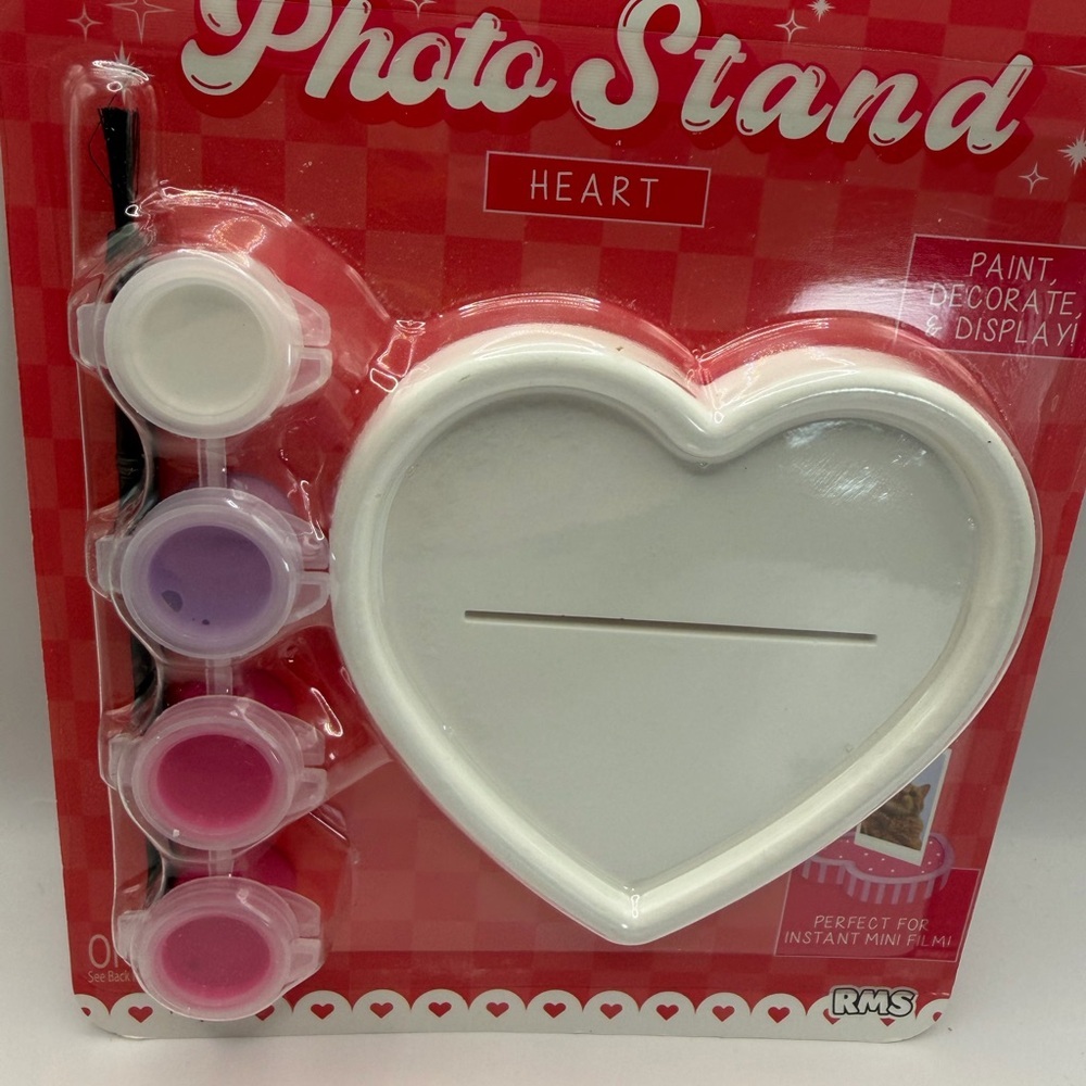Paint set - Heart Photo Stand NWT - Picture 2 of 6